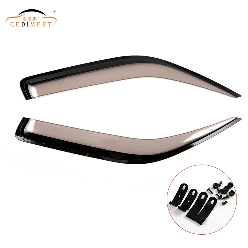 Factory Wind Deflector Vent Window Visor Acrylic Material Sun Shade Car Accessories Door Visor For Hiace 2005-2018