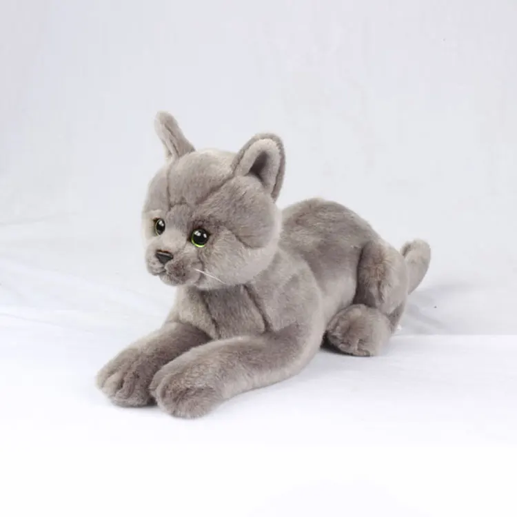 Мягкость комфортные мягкие животные образец кота игрушка из искусственного меха плюшевая мягкая кошка
