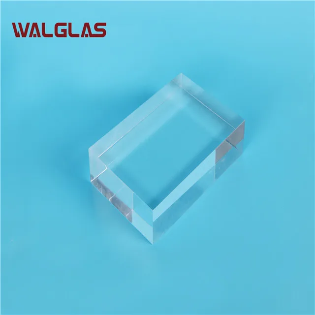 20mm thick clear acrylic block with custom uv print acrylic