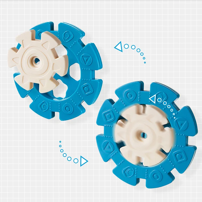 KUB 2020 76 шт. снежинки детские строительные игрушки набор «сделай сам» развивающие пластиковые строительные блоки игрушки снежинки