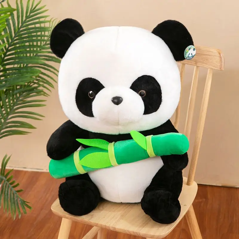 Hug Bamboo Fat Panda Soft Toy Child Gifts Bedtime Dolls Cute Plush Zoo Animals Panda Stuffed Animal Toys