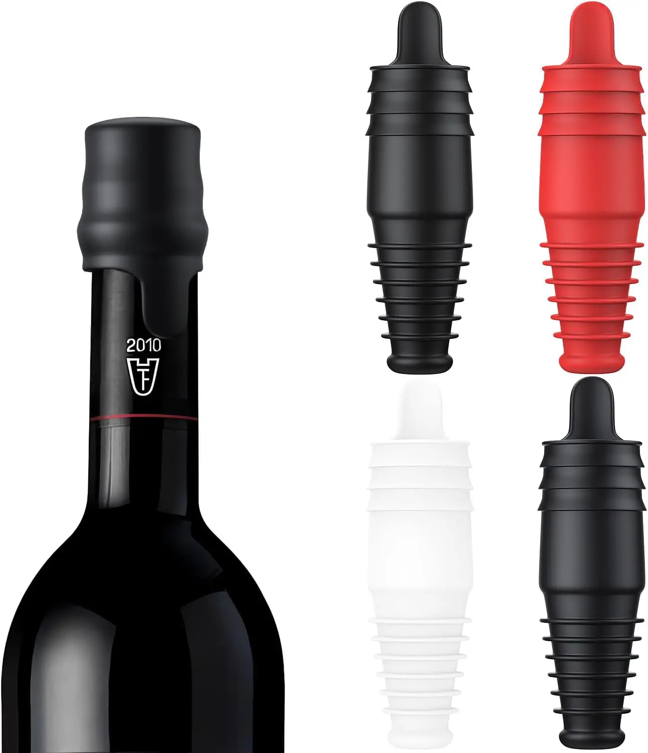 Dust-Resistant and Anti-Leak Wine Bottle Stopper Silicone Wine Bottle Stopper Sealed Storage Wine stoppers