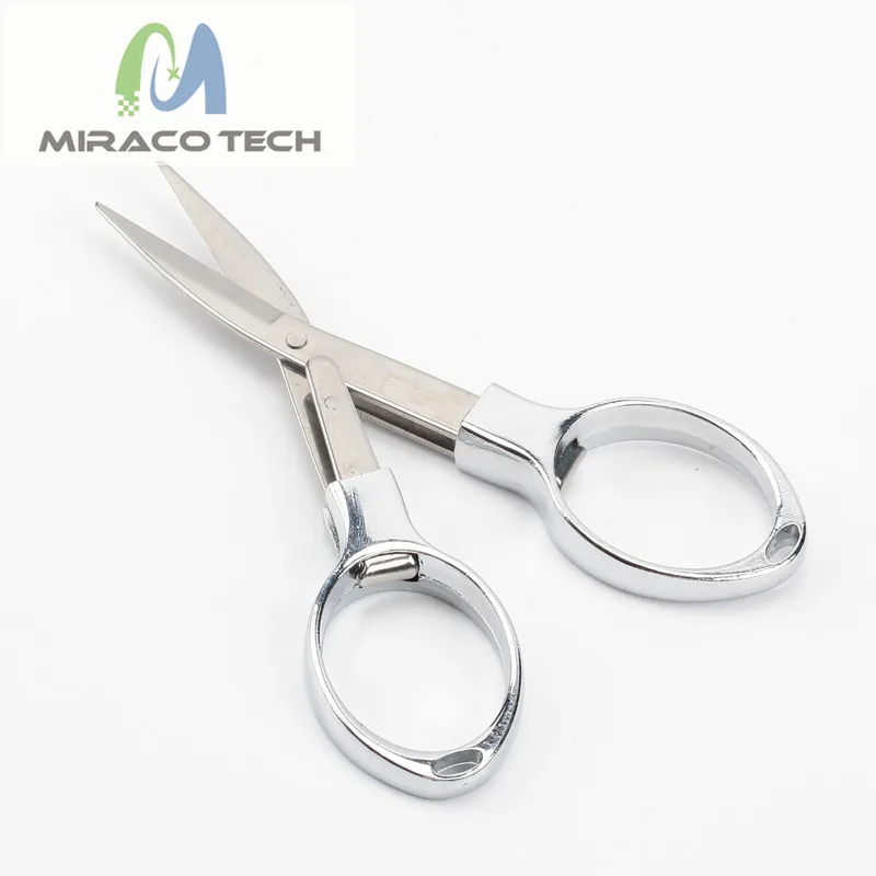Складные ножницы Foggyman «8», портативные мини-ножницы из нержавеющей стали для электронной сигареты, ватной резки