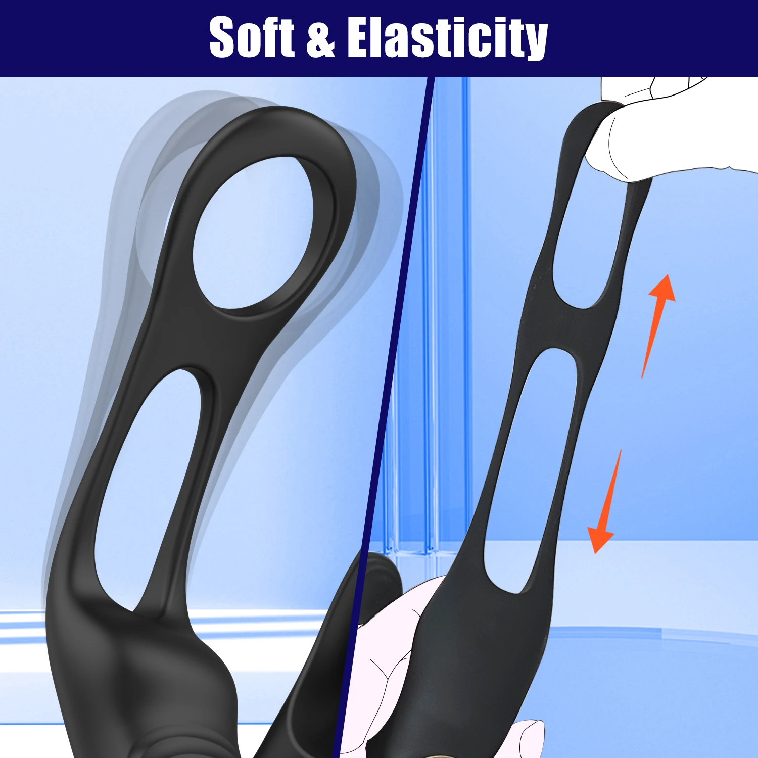 YQ vibration hollow anal plug G-spot masturbation private massage flirting men