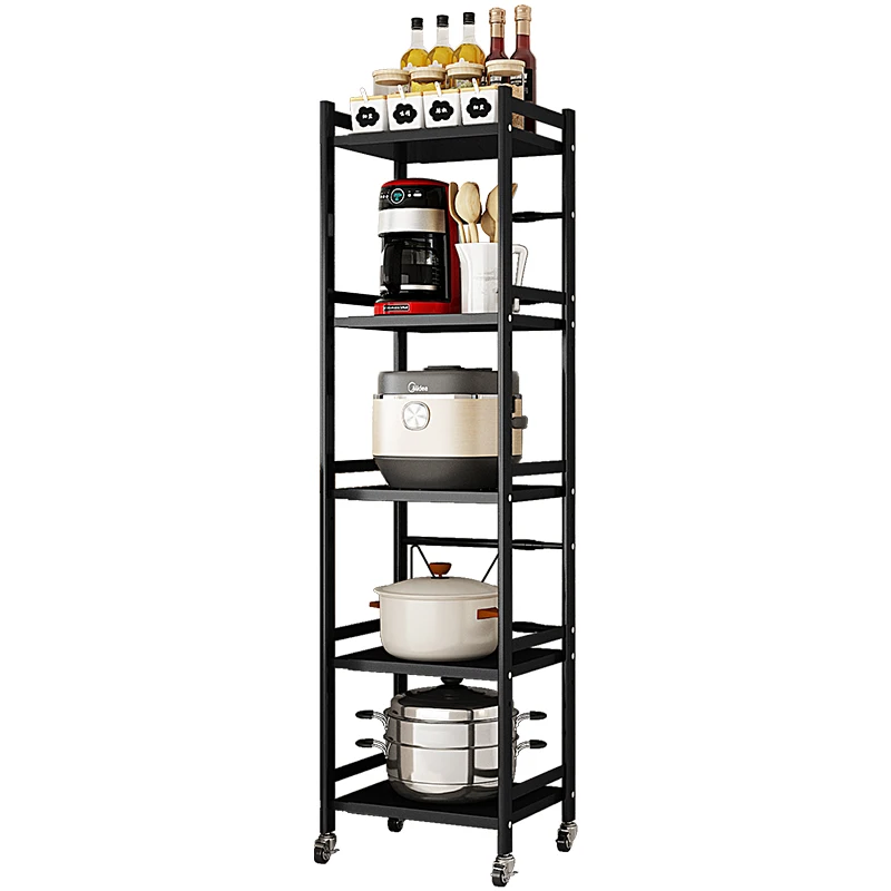 5-Wire Shelving Metal Storage Rack Adjustable Shelves for Laundry Bathroom Kitchen