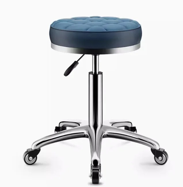 Wholesale  stool chair with backrest with foot ring rolling  chair For Salon Barber Chair
