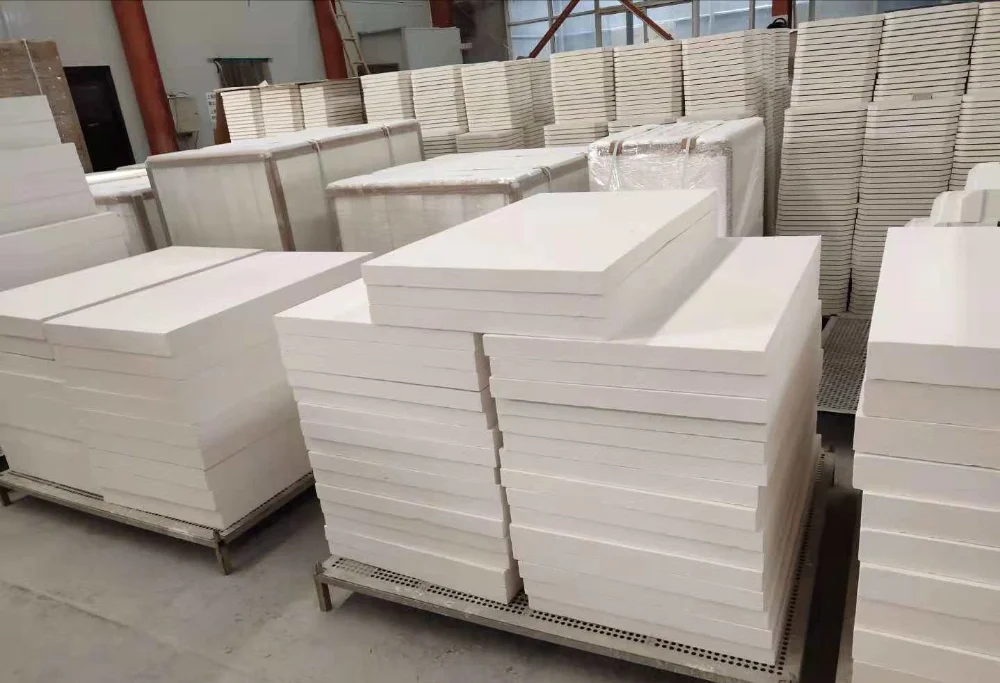 
Refractory ceramic fiber board 100mm thickness insulation For Industrial Kilns 900x600x75mm 300kg/m3 