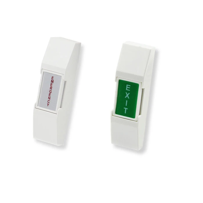 Mini Size Plastic Access Control Door Release Exit Button 12v Emergency Exit Push Button