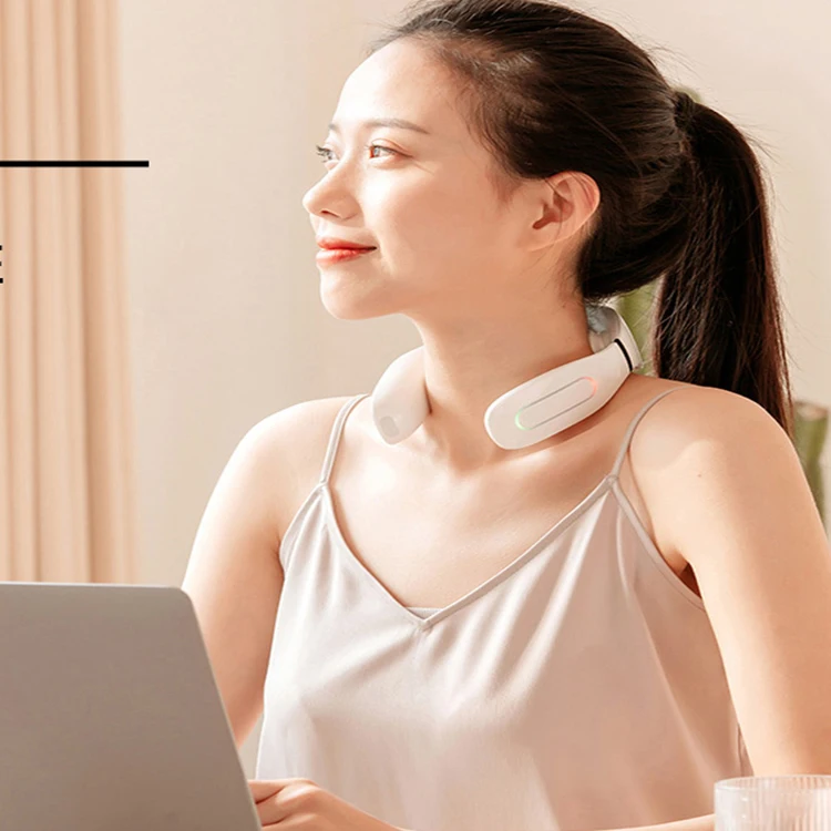 Factory Wholesale Household LCD Smart Voice Neck Massager Portable Shiatsu Neck Back Massager Device