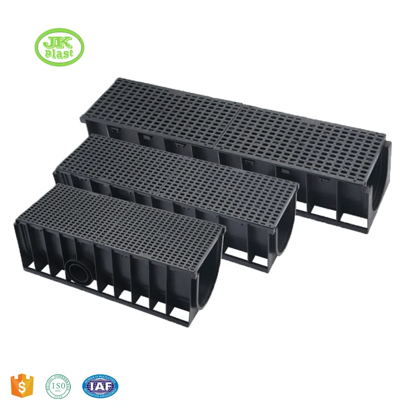 HDPE Linear Surface Water Gutter Ditch With Cheaper Price Plastic Drainage Channel