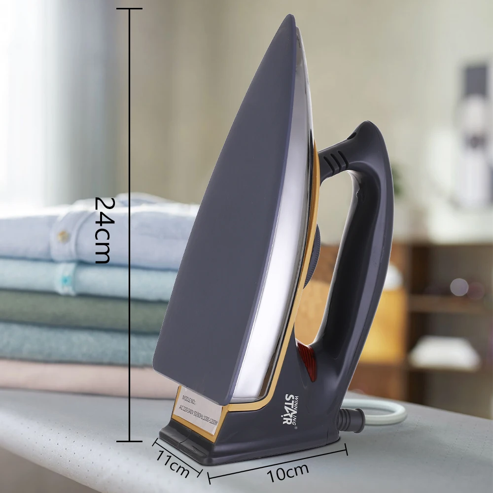 Электрический плоский железный St-5012 1000/1200 Вт алюминиевый Портативный электрический утюг для одежды