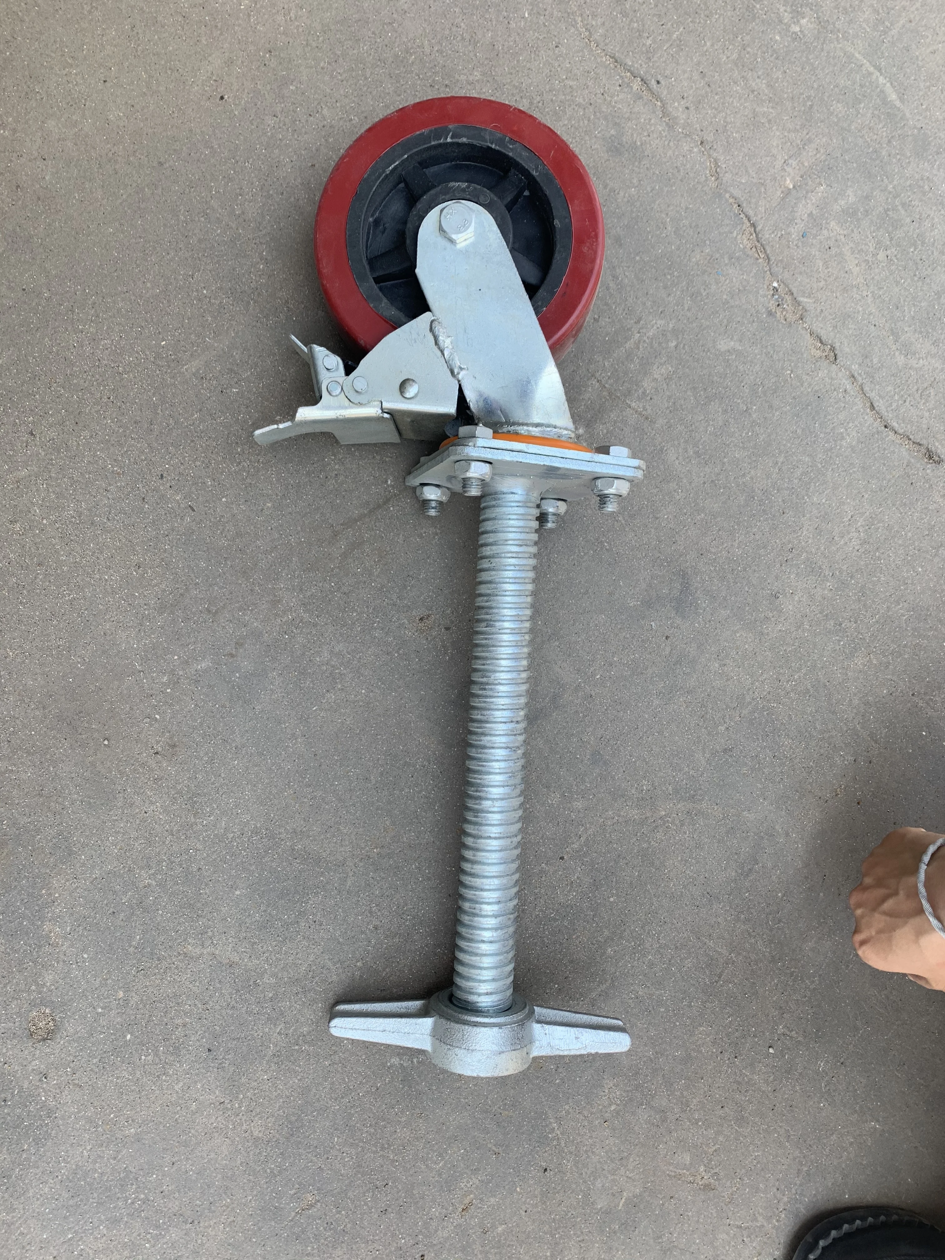 6inch 8inch Heavy Duty Mobile Scaffold Caster Wheel with Brake