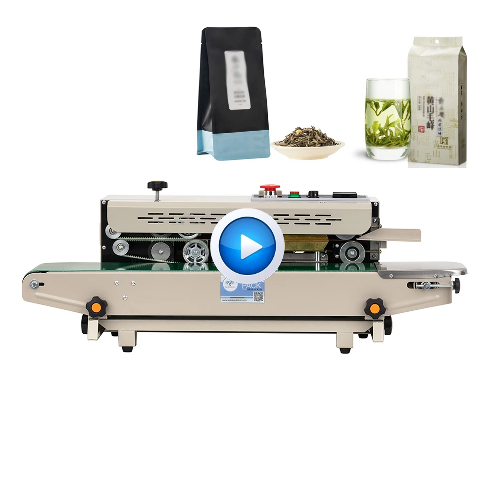 Bespacker Automatic FR-880 High Quality Continuous Food Snacks Bag Sealing Machine With