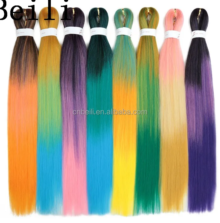 New Arrival Best Hot sell Pre Stretched Synthetic Easy Braiding Hair Extensions