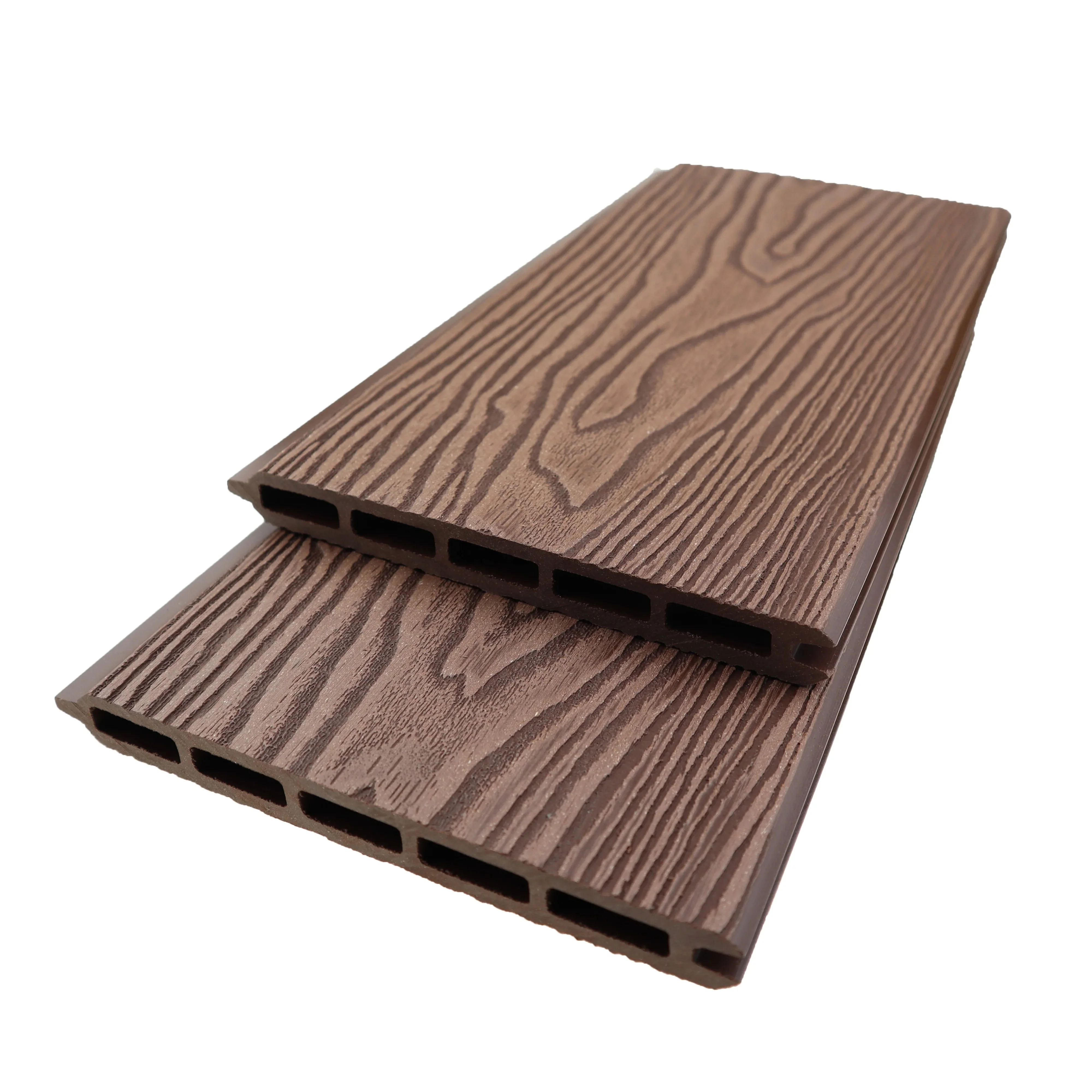 Outdoor Courtyard WPC Fence Waterproof Wood Plastic Composite Fencing Panels For Home Garden