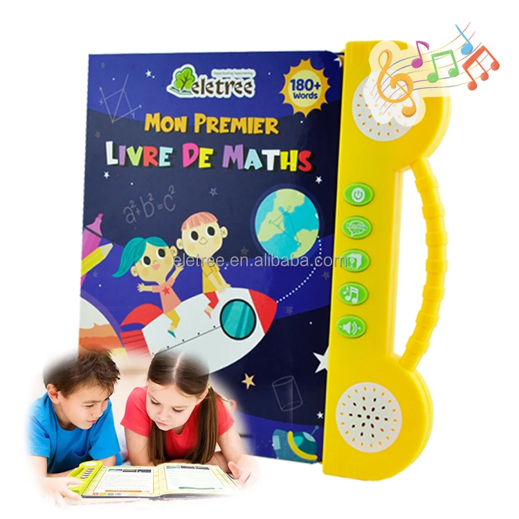 Children Electronic Math Oral Learn By Game Machine Baby Electric Book With English Urdu And Math For Preschool