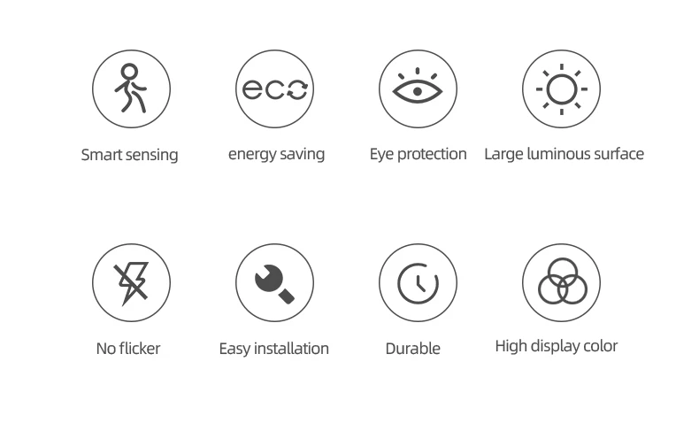 High Quality Indoor Night Motion Radar Sensor Down Light Human Body Infrared Induction Down Lights