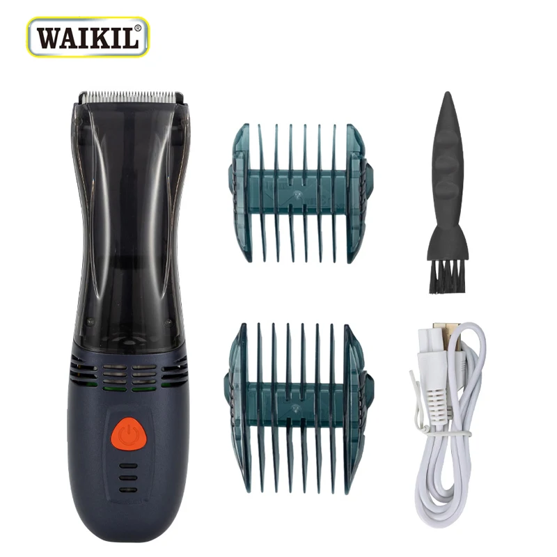 WAIKIL 3 Colors Electric Child Hair Cutter Machine Best Baby Hair Clipper Portable Suction Hair Trimmer Kids Salon Kits Hot Sale