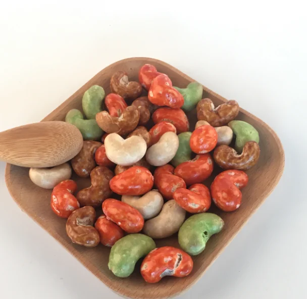 Health Food Snacks Hot Sell in Bulk Bag Roasted Colorful Cashews