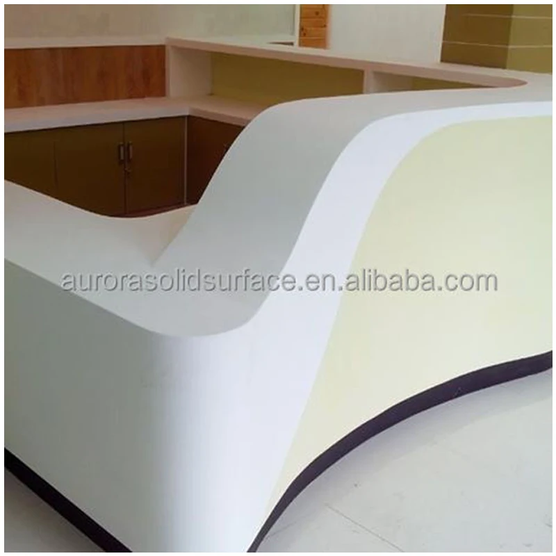 Декоративный материал для здания Baoliya, модифицированный акриловый твердый поверхности, искусственный камень, большая плита, чистый белый/по запросу клиента