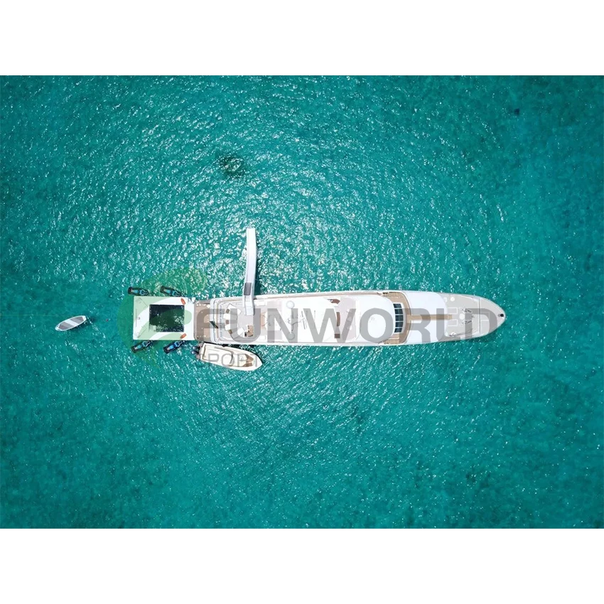 Wholesale Hot selling  Inflatable Yacht Floating Beach Ocean Sea Swimming Pool Floating Pool For Yacht