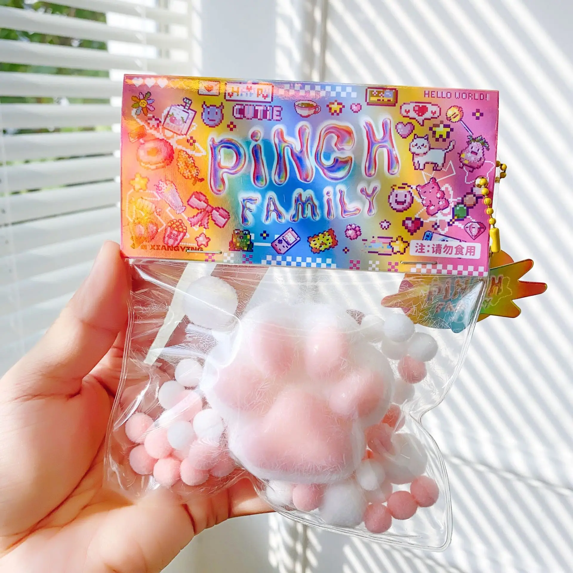Donut Decompression Toy Squeezing Toy PVC Bag