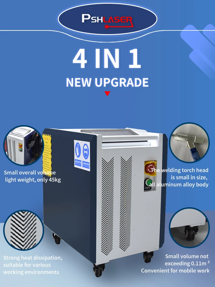 handheld laser welder welding machine handled small laser fiber welding hand air cooled laser welding machine for aluminum