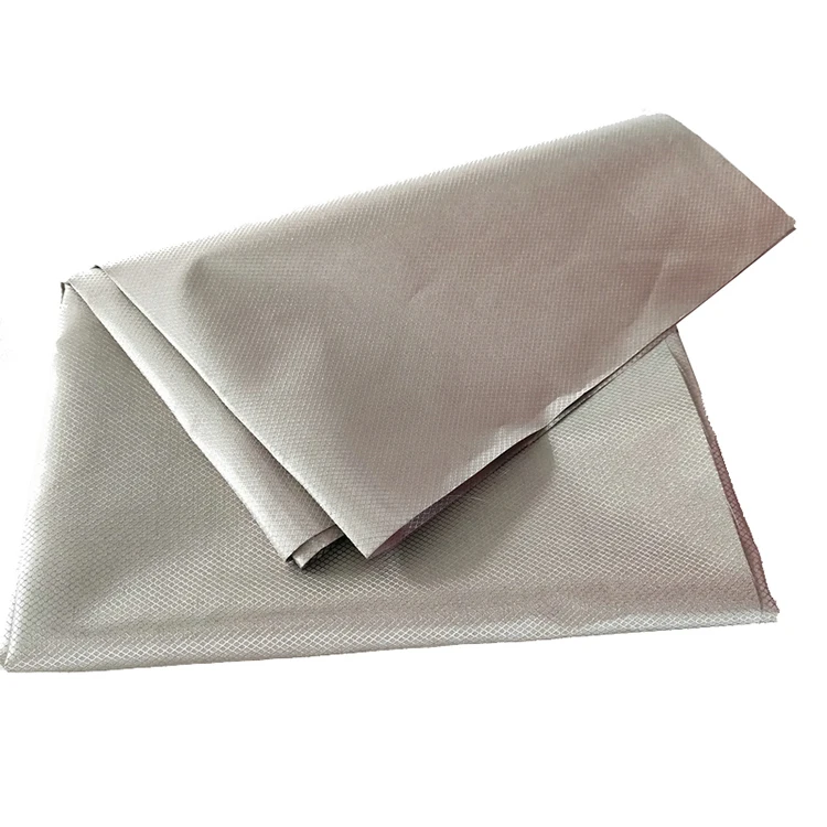 Defense RFID EMF Shielding Signal Blocking Material Nickel Copper Diamond Ripstop Fabric for USING wallet lining and curtain