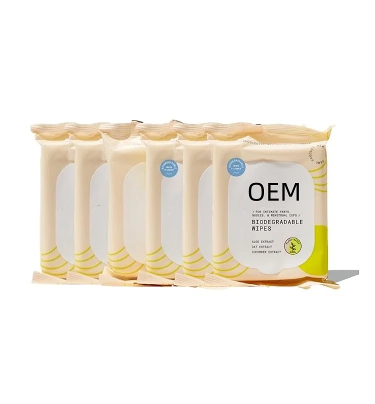 Intimate Health Calming Sensitive Skin Cleansing Feminine Hygiene Wipes For Women With Aloe Vera