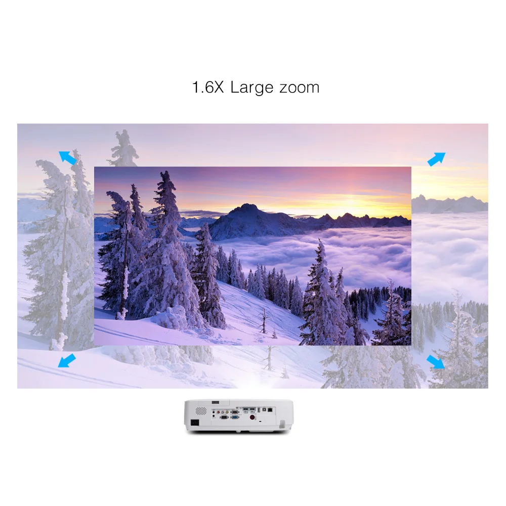 Byintek C500X высоколюменный наружный рекламный проектор Профессиональный верхний голографический луч строительный компьютерный