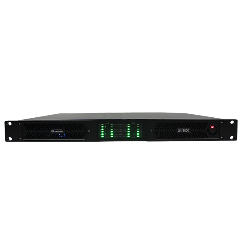 D4-3000 4 channels digital audio 3000 watts power amplifier professional class d