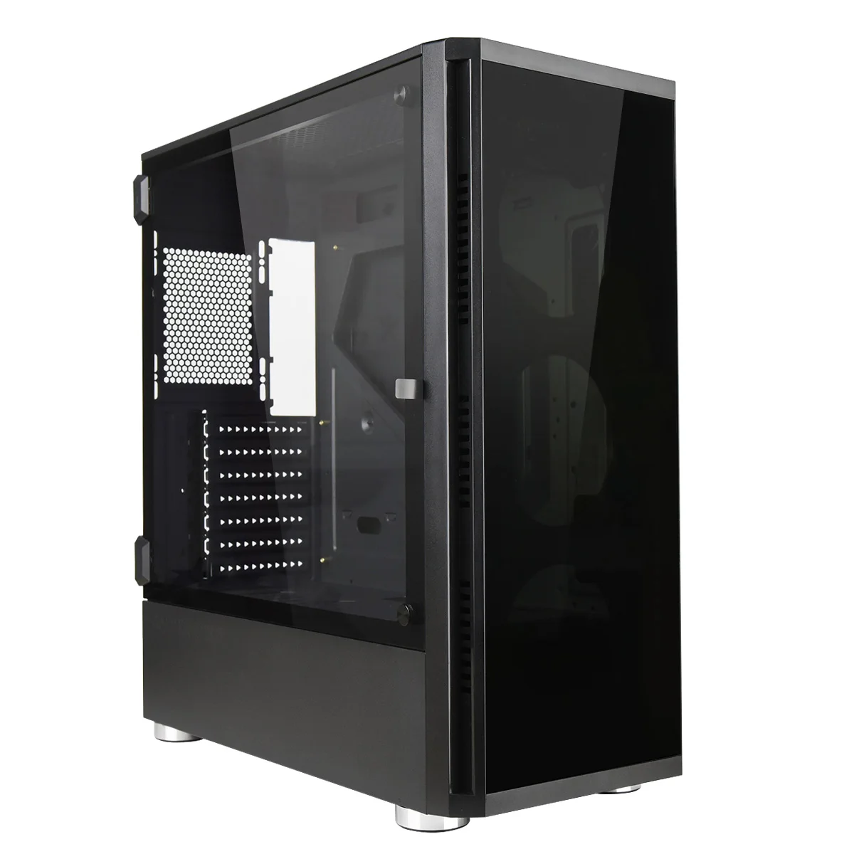 Низкая цена гарантированное качество черный чехол из ПК Mid-tower E-ATX игровой корпус