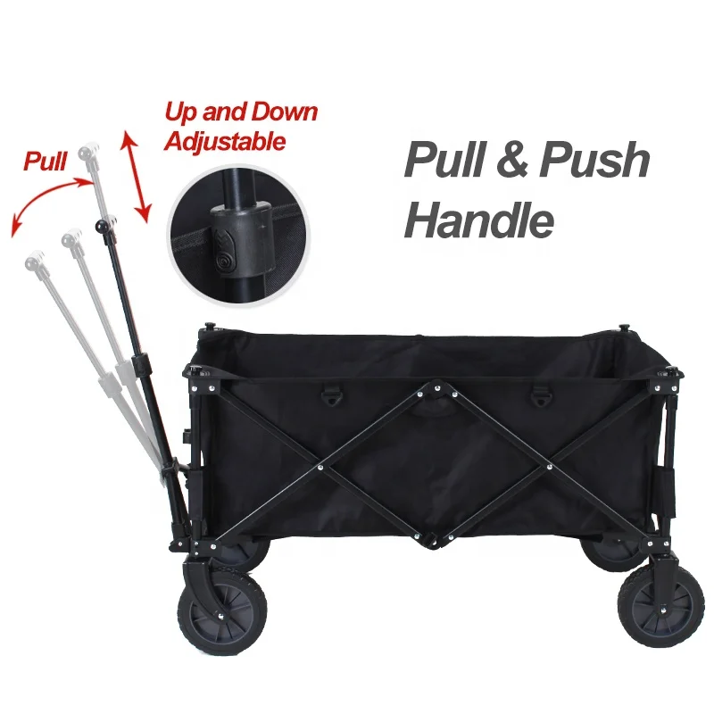 YILU Portable Folding Wagon Stroller Cart 200lbs Capacity Trolley Shopping Baby Stroller Utility Wagon Cart Foldable