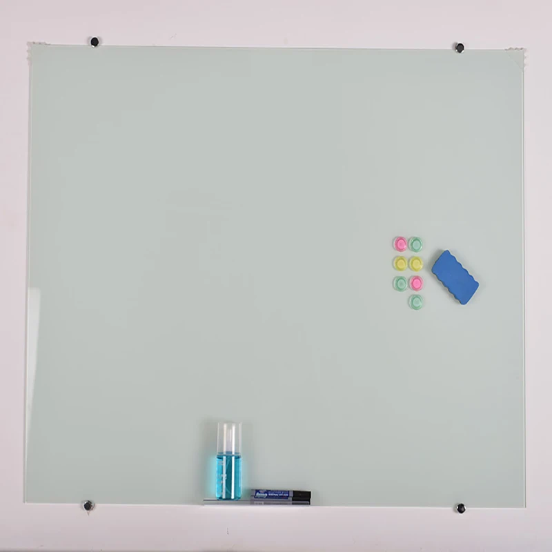 New Design Lacquered Steel Sheet Dry Erase Wall Mounted Magnetic glass whiteboard