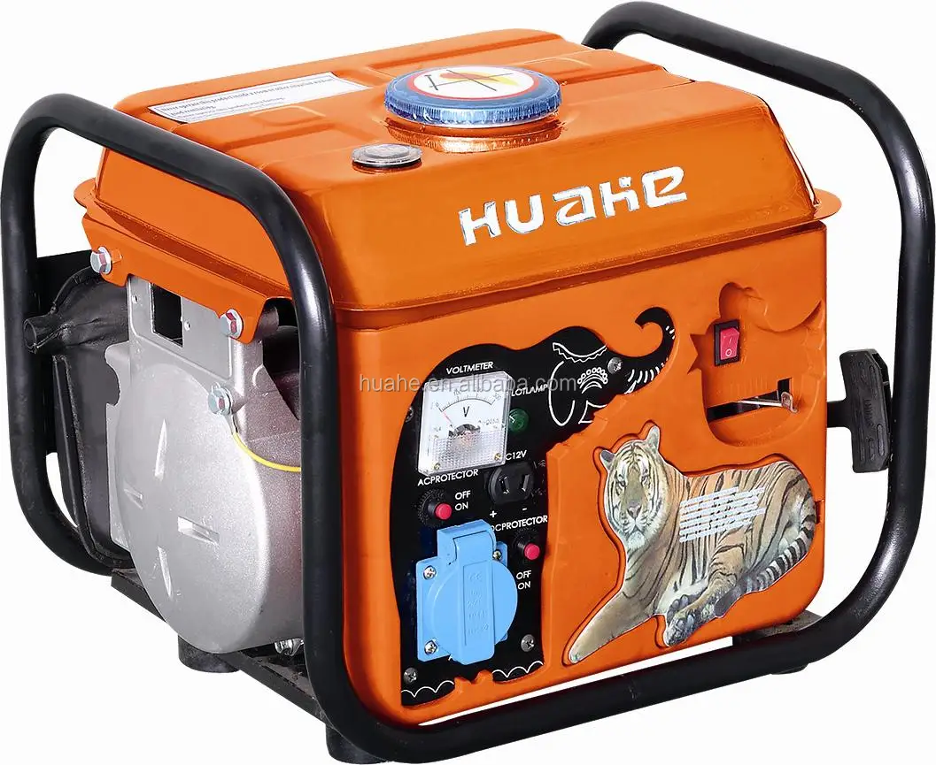 0.65kw portable gasoline generator,2 stroke 63cc gasoline engine