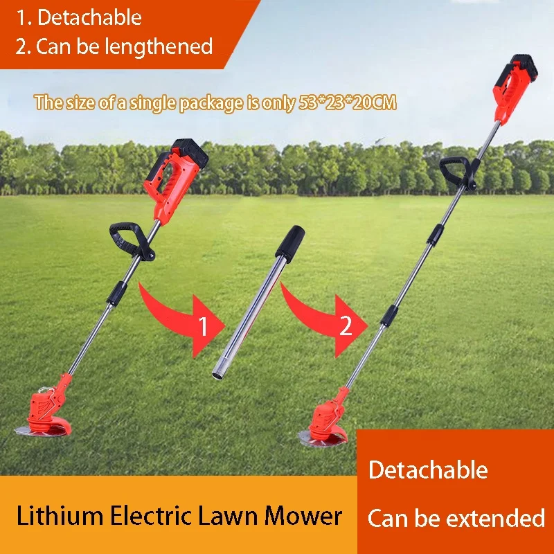 Hot sale Lithium Electric grass trimmer mower Grass Cutter machine Grass Cutting machine Lawn Mower