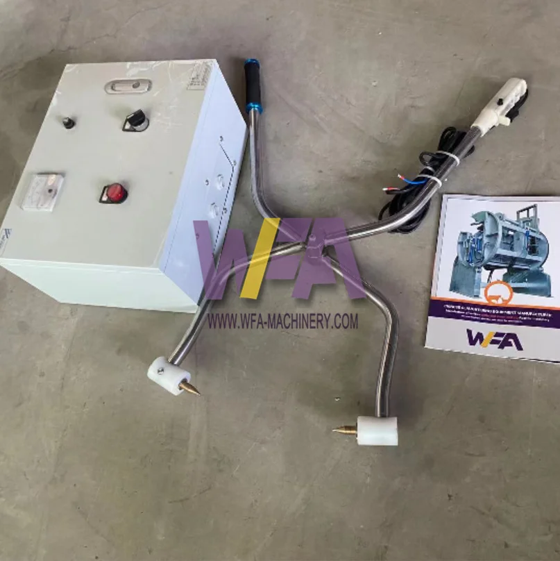 Небольшая засада для бойня, ручная электрическая засадочная машина, засадочная машина для свиней для бойни