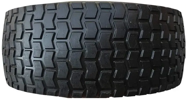 15 x 6.00-6 tyre wheel Flat free wheel with metal hub 600-6 Solid rubber tyre PU foam Puncture proof tyre