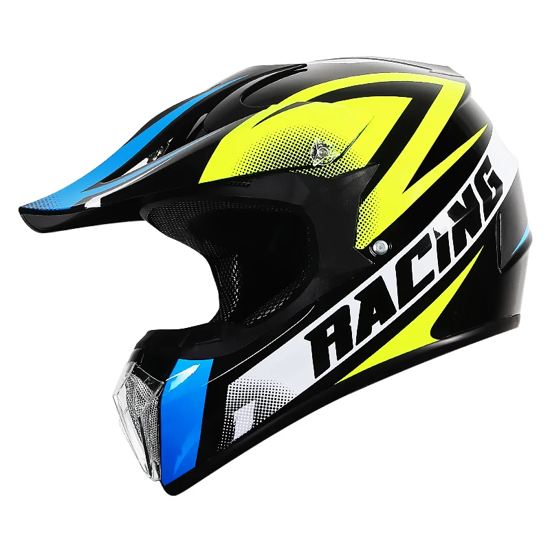 Stylish ATV ABS DOT Carbon Fiber Off Road Motor Dirt Bike Racing Motocross Airoh Helmet Motorcycle Full Face Accessories Helmets