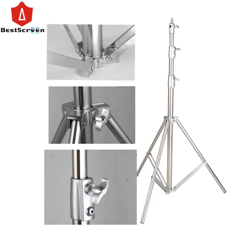 small 2.7M 4.5M 5M 6M stainless steel portable tripod telescopic mast tripod  playload 10kg