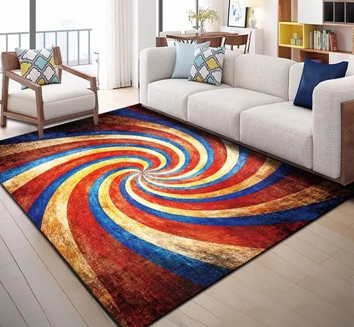 3d China wholesale custom printed anti slip living room carpet exporting and Christmas stock up