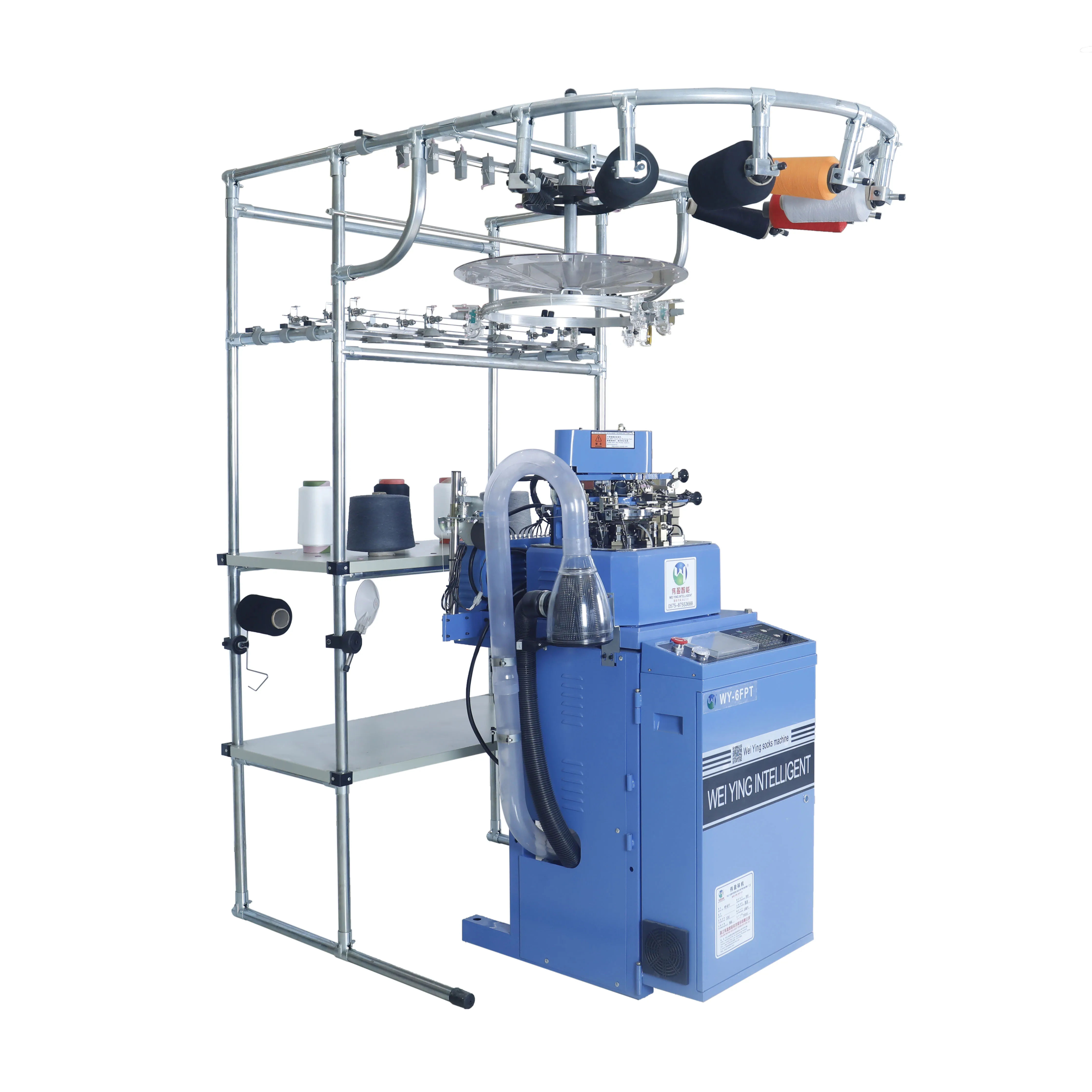 
Weiyng jacquard automatic socks knittingmachine(plain&terry machine) 