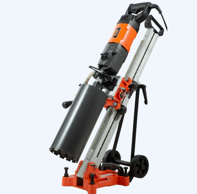 CAYKEN 6 Inches Concrete Core Drill Machine Drill Rig with Gear Speed and Angle Stand Optional