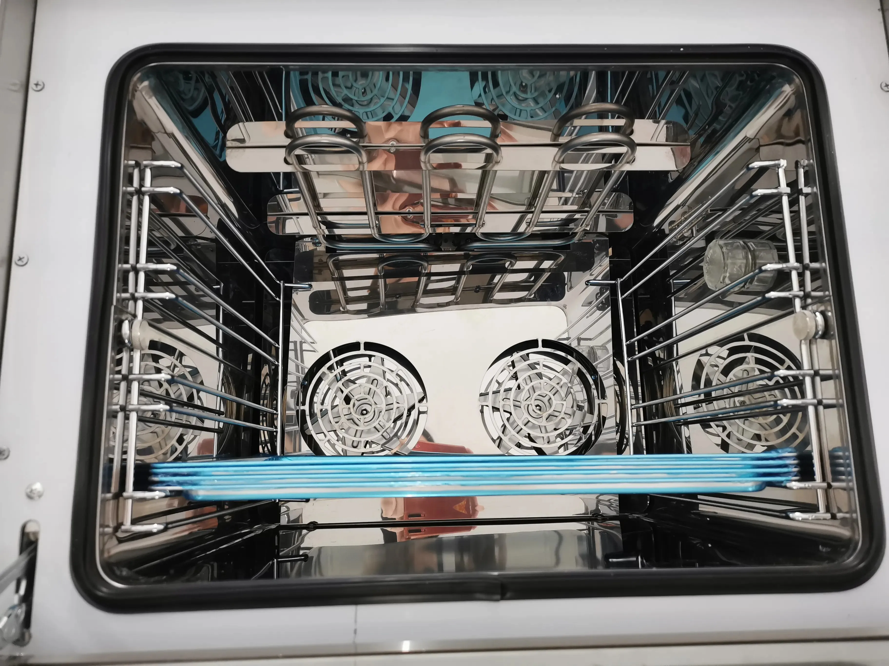 Professional 4 Trays Ovens Bakery Equipment Electric Convection Oven With Steam Function