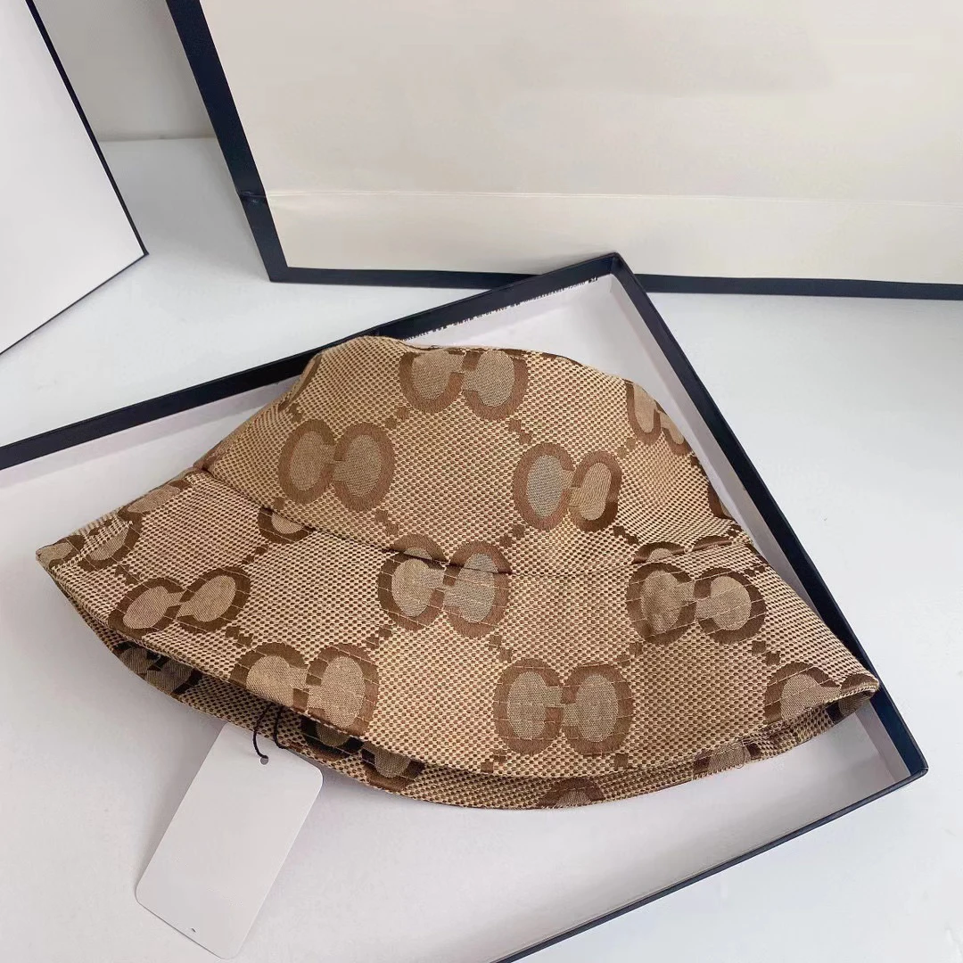 Wholesale Bucket Hat Custom Logo Men Women Fashion Fisherman Summer Brand Casual Caps Designer Luxury Bucket Hats