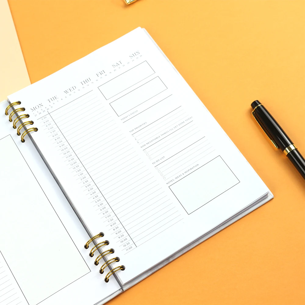 custom budget planner journal notebook custom notebook spiral binding