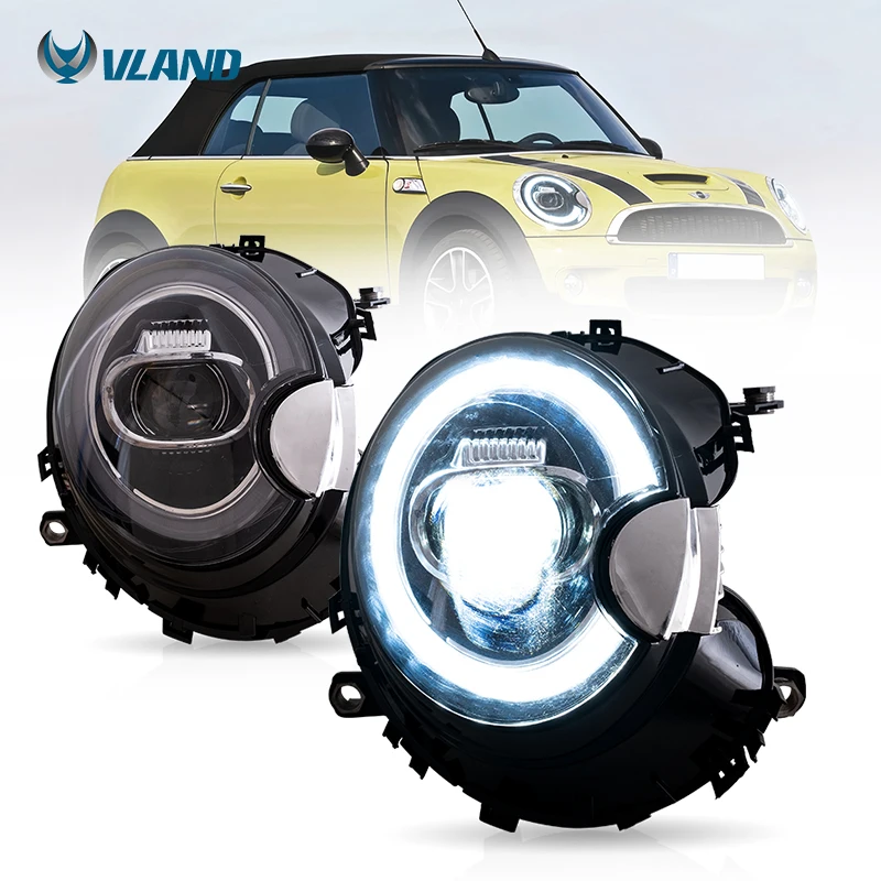 VLAND Factory Wholesale LED Others Headlights for BMW MINI Cooper R56 2007-2013 Car Light Accessories Auto Lighting System Parts