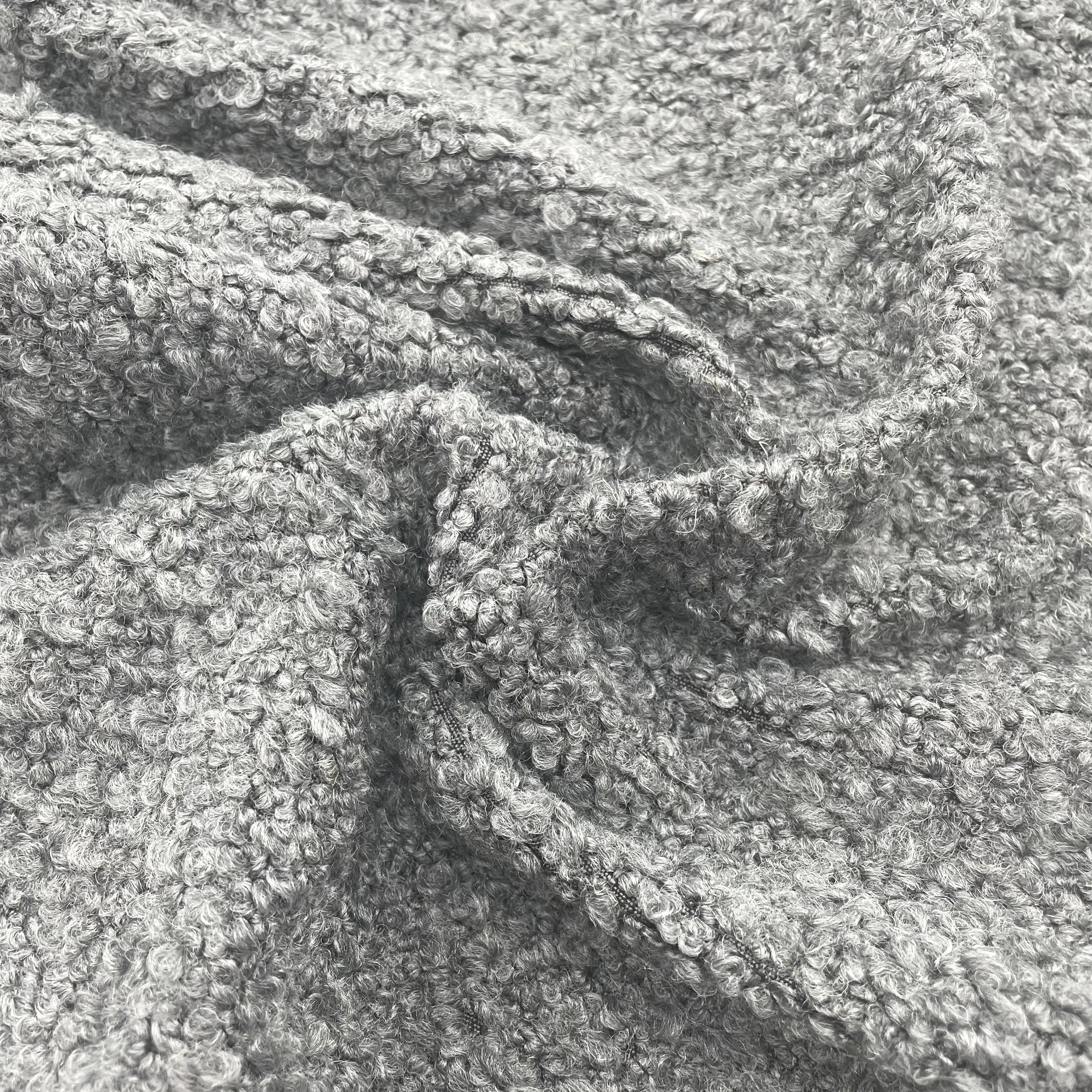 Wholesale Similar to wool chenille fabric dyed good quality fabric Wool  Acrylic polyester textile fabric