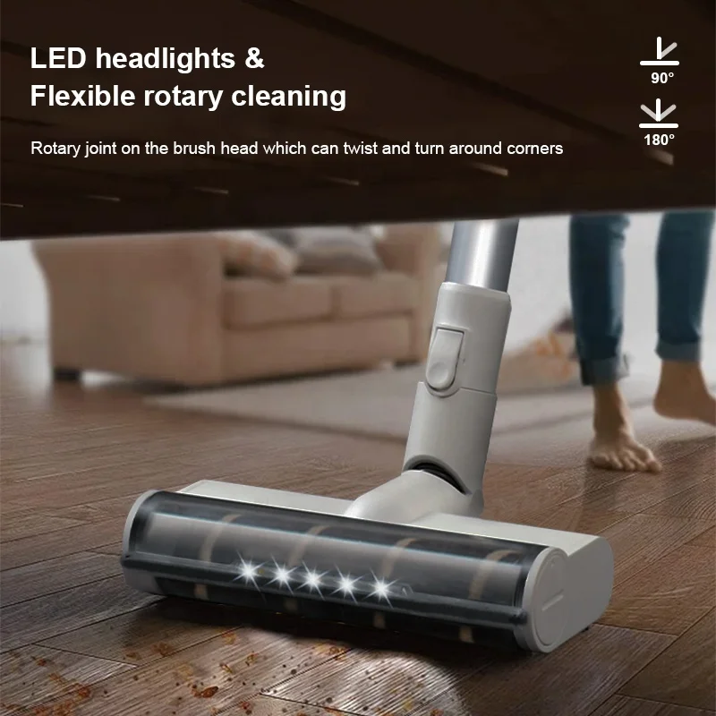 JK-Q8 Wireless Aspirador De Po Vertical Upright Battery Powered Aspirapolvere Wet And Dry Hand Stick Vacuum Cleaner