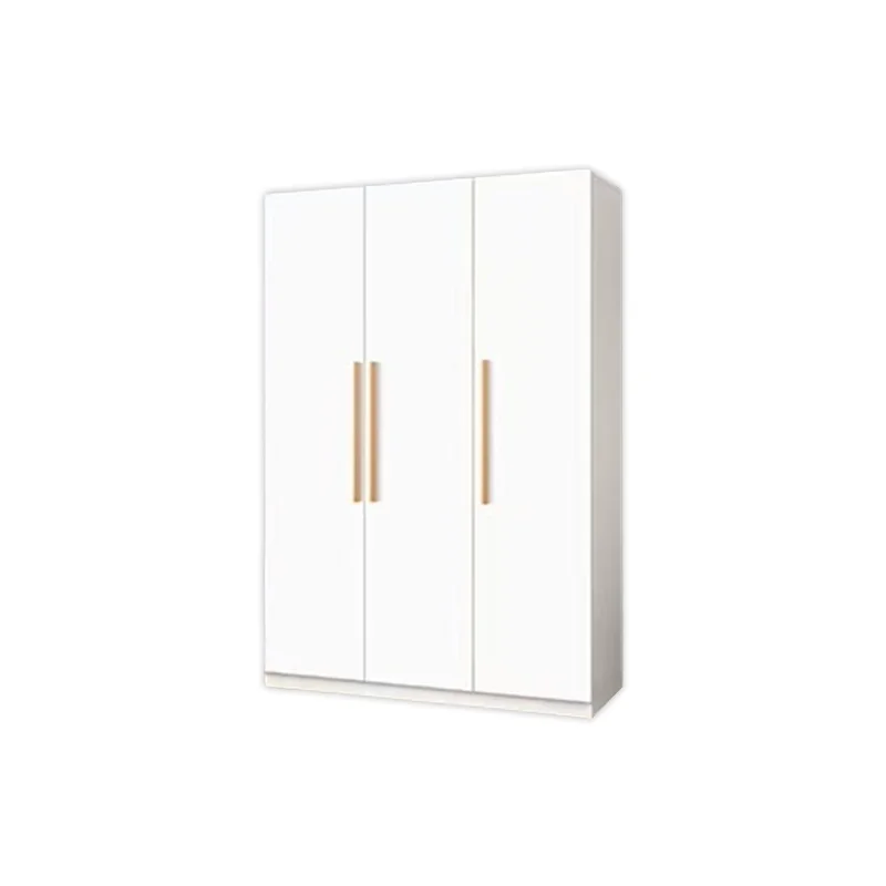 Modern minimalist wardrobe bedroom cabinet wooden simple clothes press storage